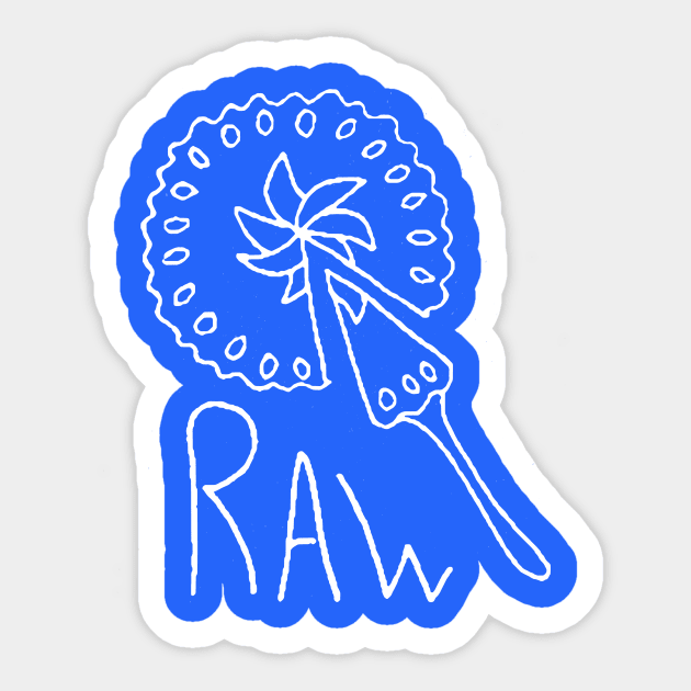 Raw Food Sticker by LaarniGallery